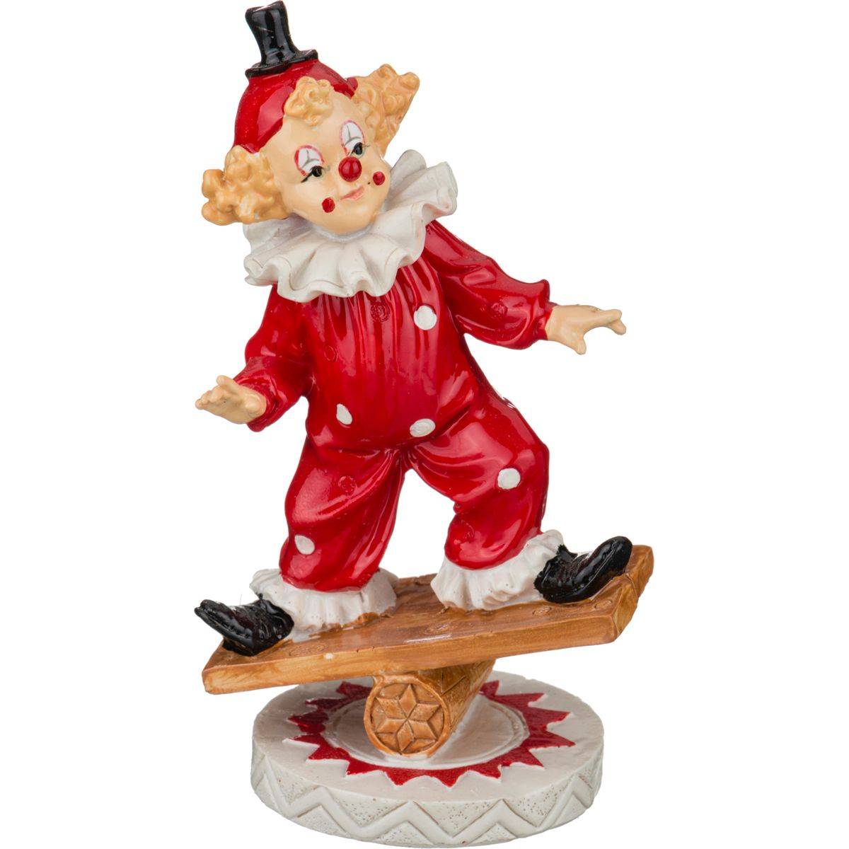 

Набор из 4 штук Фигурка Lefard Буффонада Клоун 6х7х13см полистоун 162-303_, Разноцветный