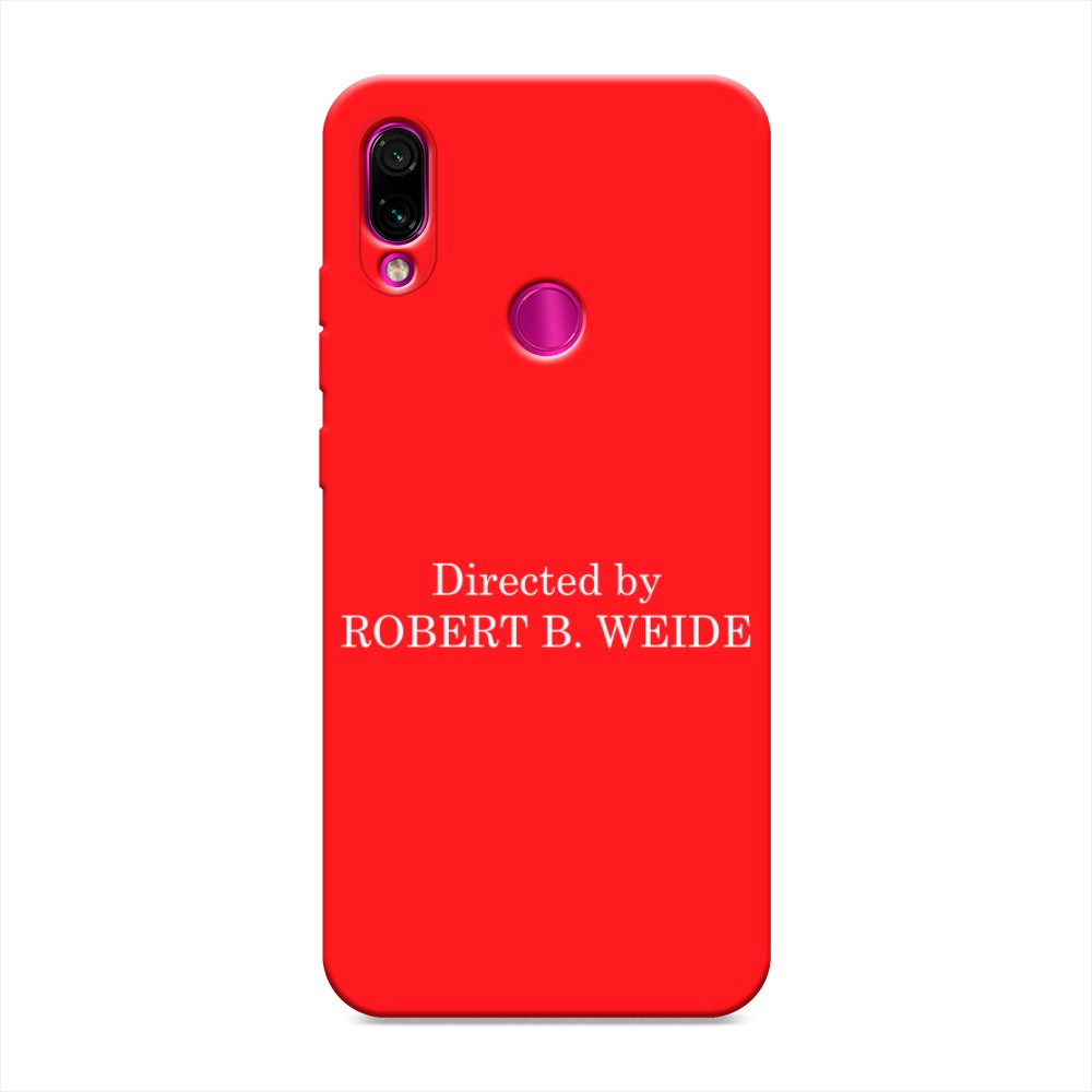 фото Матовый силиконовый чехол "robert b weide" на xiaomi redmi note 7 awog
