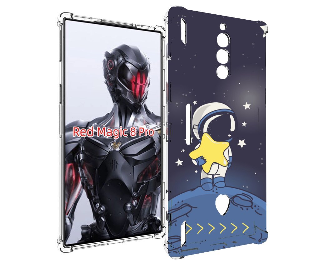 

Чехол MyPads астронавт с звездочкой для ZTE Nubia Red Magic 8 Pro / Red Magic 8 Pro Plus, Tocco
