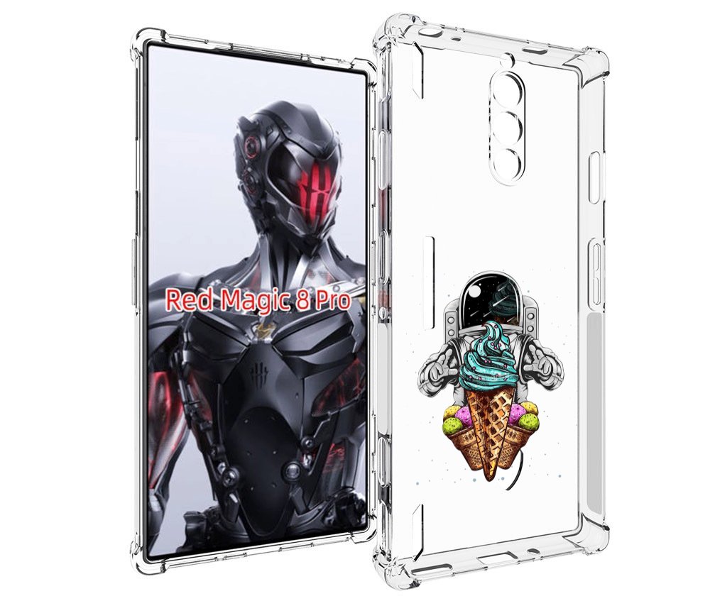 

Чехол MyPads астронавт-любит-мороженное для ZTE Nubia Red Magic 8 Pro / Red Magic 8 Pro..., Tocco