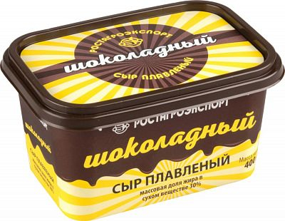 

Плавленый сыр Ростагроэкспорт шоколадный 30% 400 г