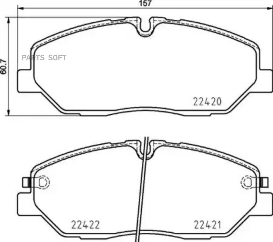 

Колодки дисковые передние Hyundai H350 2.5CRDI 15> P30090