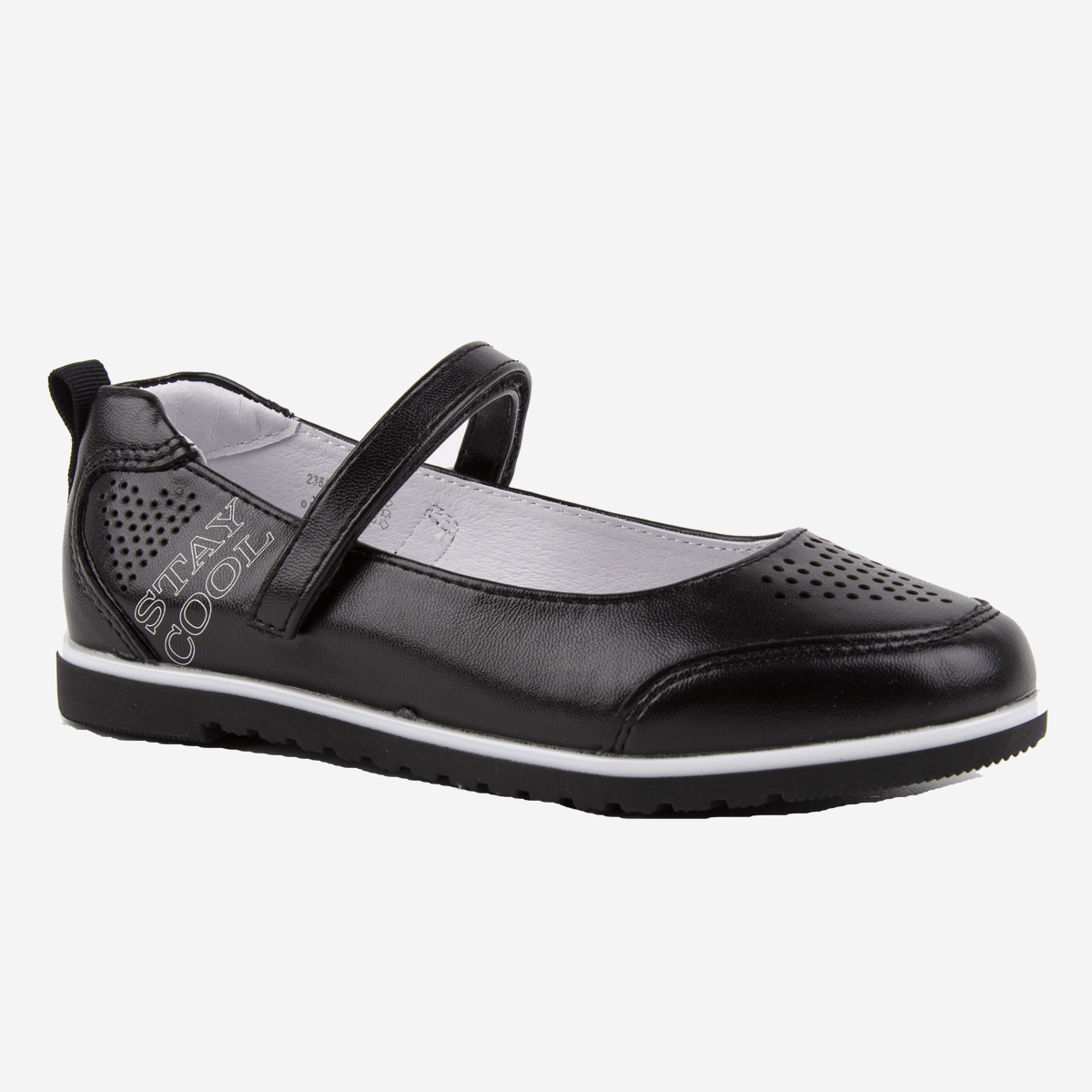 Туфли детские Kapika 23822п-1, цвет черный, размер 28 EU