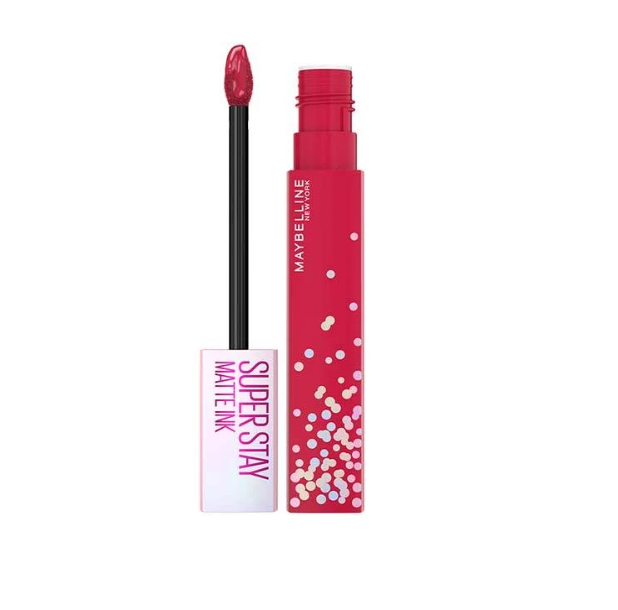 фото Жидкая матовая помада maybelline super stay matte ink, 390 life of the party, 5 мл maybelline new york