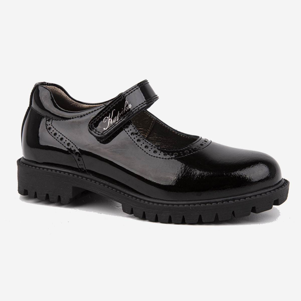 Туфли детские Kapika 23825т-1, цвет черный, размер 32 EU