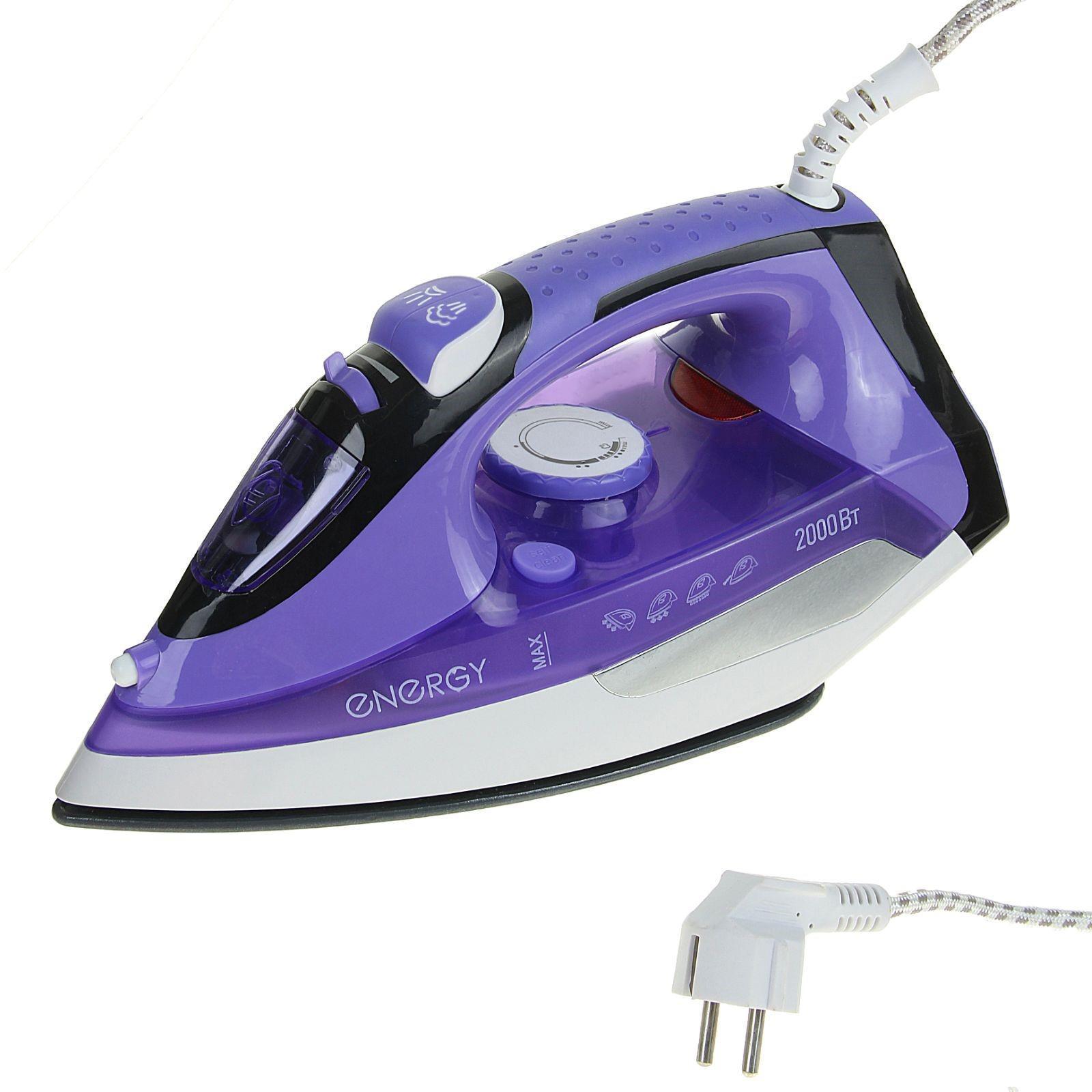

Утюг NRG EN-314 фиолетовый, белый, EN-314