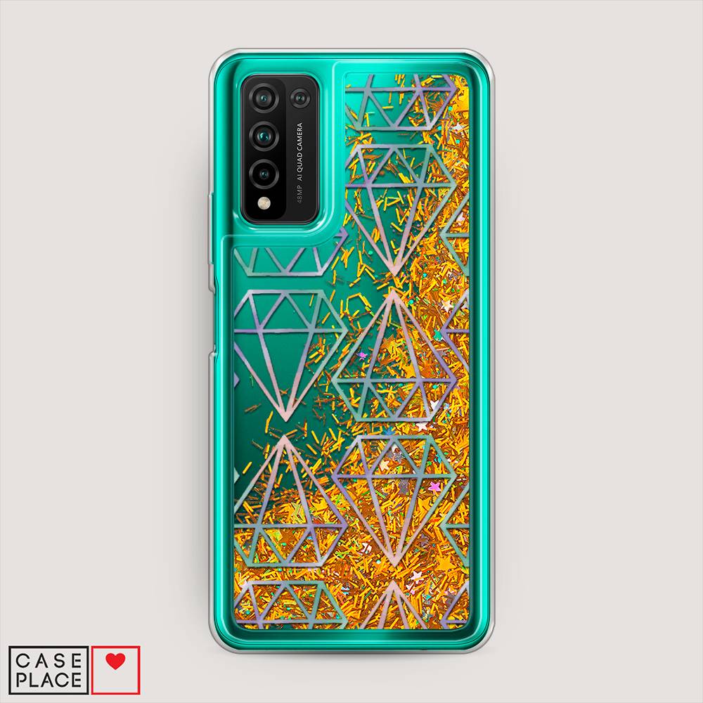 

Чехол Awog на Honor 10X Lite "Бриллианты голографика", Фиолетовый;прозрачный, 6104690-1