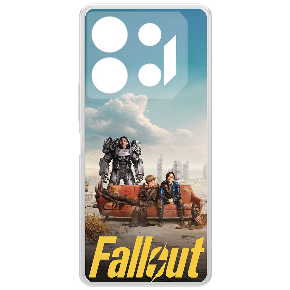 

Чехол-накладка Krutoff Clear Case Фоллаут (Fallout) - Постер для INFINIX GT 10 Pro, Прозрачный