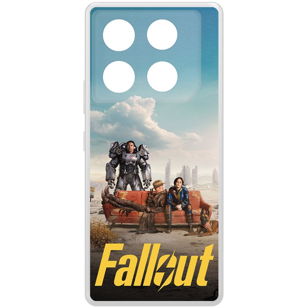 

Чехол-накладка Krutoff Clear Case Фоллаут (Fallout) - Постер для INFINIX GT 20 Pro