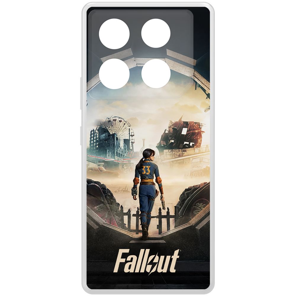 

Чехол-накладка Krutoff Clear Case Фоллаут (Fallout) - Убежище 33 для INFINIX GT 20 Pro