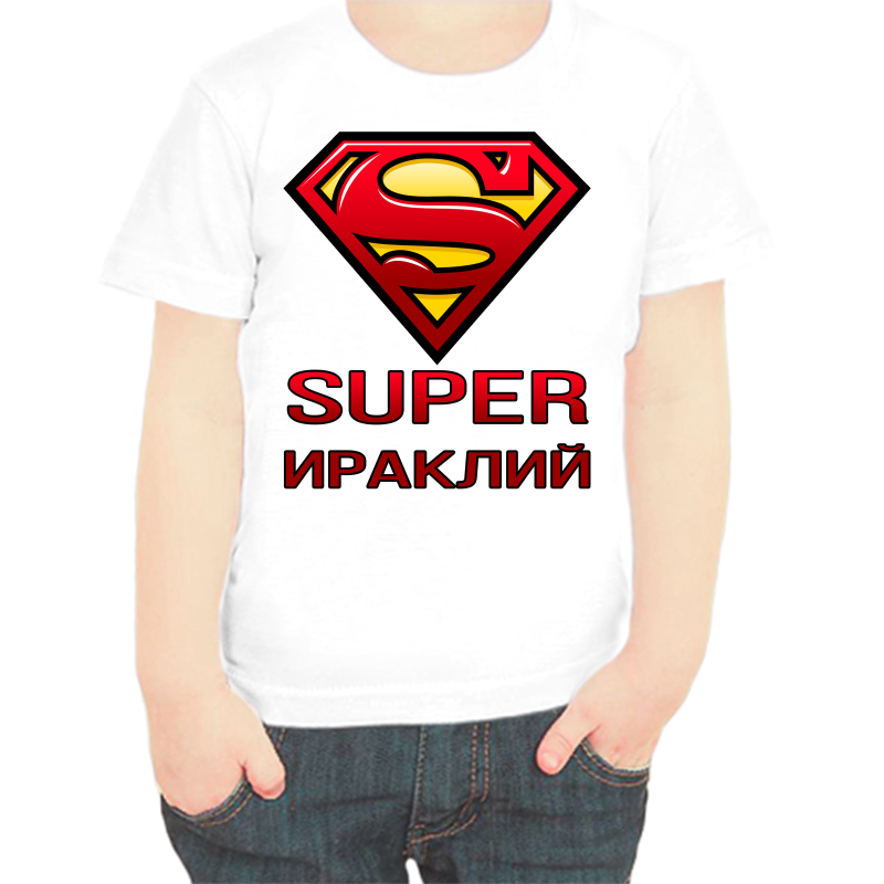 

Футболка мальчику белая 24 р-р super ираклий, Белый, fdm_super_irakliy