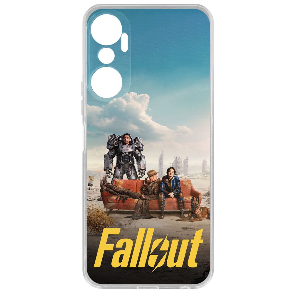 

Чехол-накладка Krutoff Clear Case Фоллаут (Fallout) - Постер для INFINIX Hot 20, Прозрачный