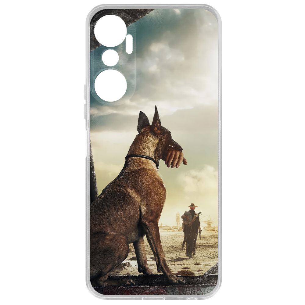 

Чехол-накладка Krutoff Clear Case Фоллаут (Fallout) - Псина для INFINIX Hot 20, Прозрачный