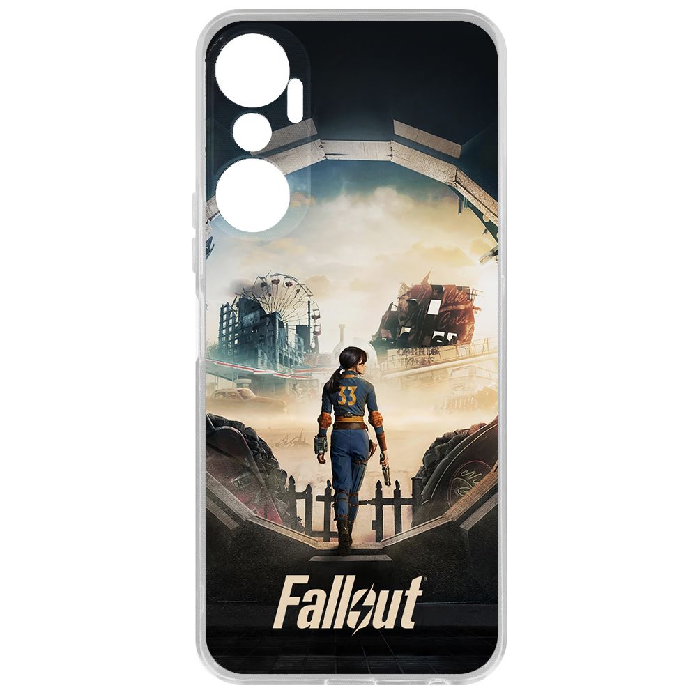 

Чехол-накладка Krutoff Clear Case Фоллаут (Fallout) - Убежище 33 для INFINIX Hot 20