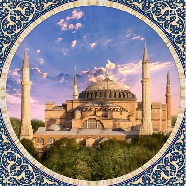 Алмазная вышивка Мечеть Айя София в Стамбуле