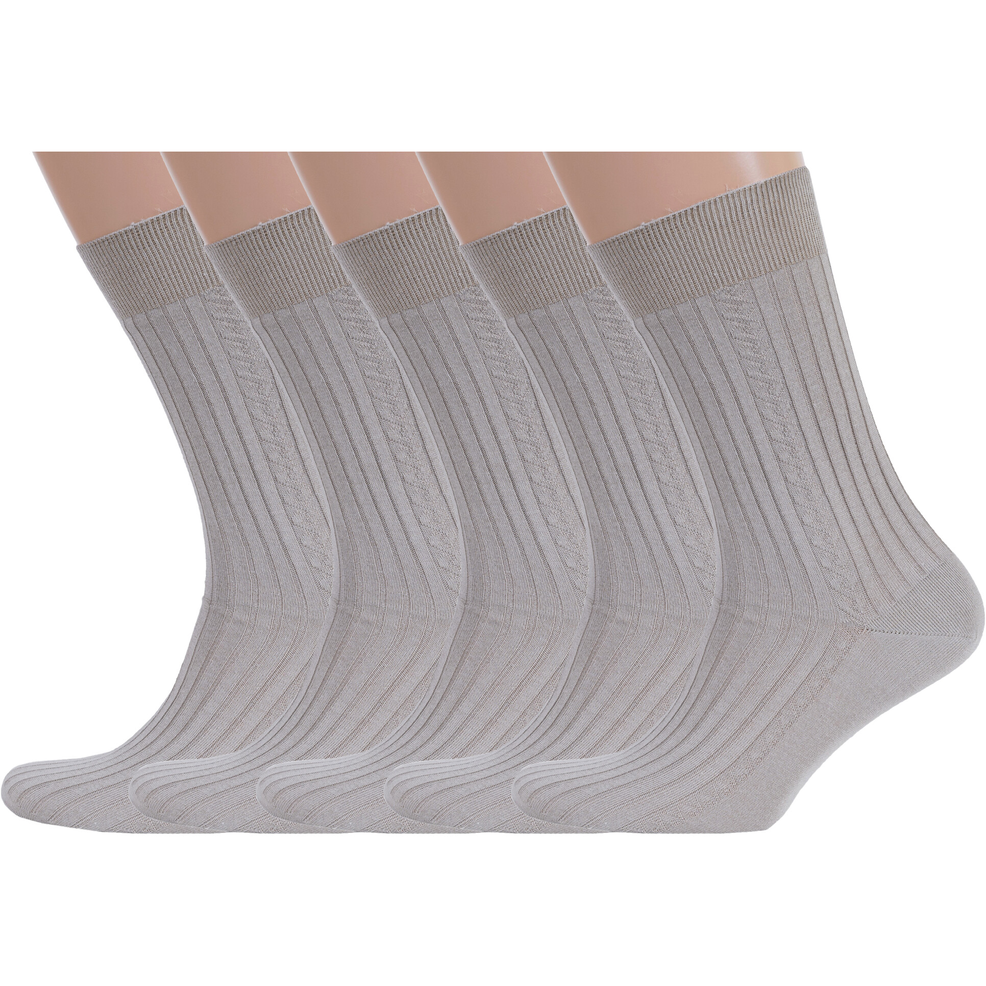 

Комплект носков мужских Rusocks 5-М3-11001 бежевых 27, Бежевый, 5-М3-11001