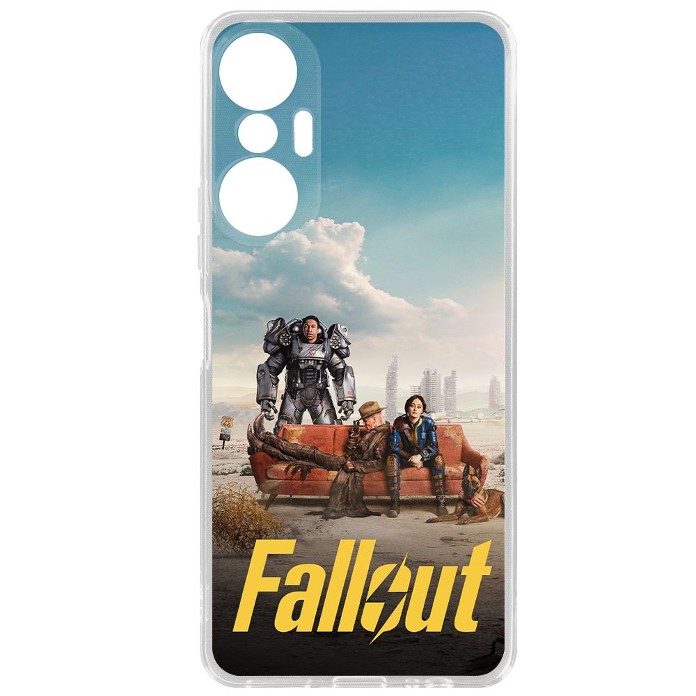

Чехол-накладка Krutoff Clear Case Фоллаут (Fallout) - Постер для INFINIX Hot 20S, Прозрачный