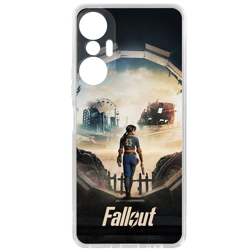 

Чехол-накладка Krutoff Clear Case Фоллаут (Fallout) - Убежище 33 для INFINIX Hot 20S, Прозрачный