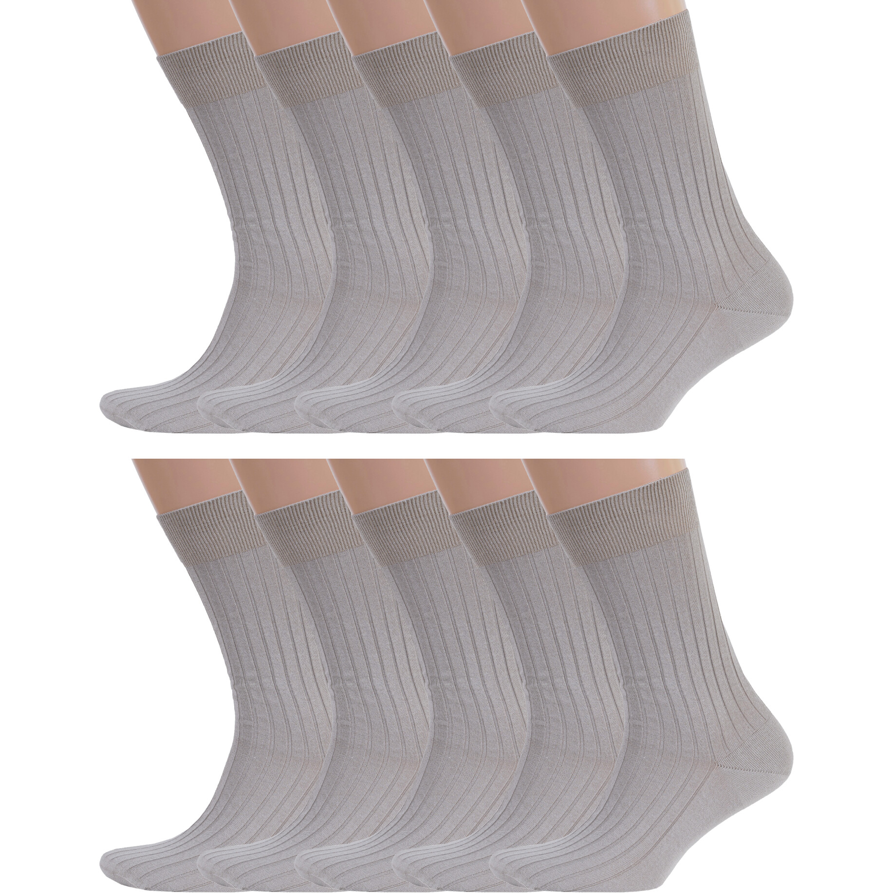 

Комплект носков мужских Rusocks 10-М3-11001 бежевых 29, 10 пар, Бежевый, 10-М3-11001