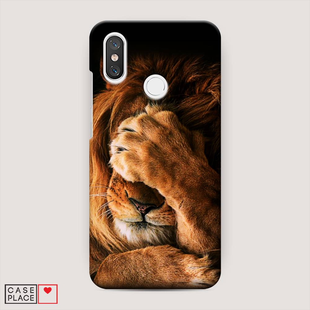

Пластиковый чехол "Львиный стыд" на Xiaomi Mi 8, 33520-1