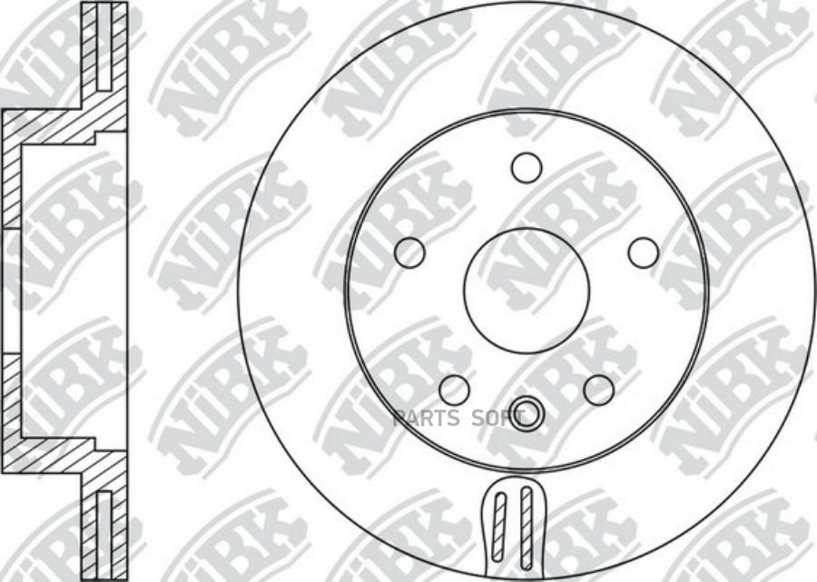 

Диск Тормозной Audi A4 07-15 Rn33003 NiBK арт. RN33003