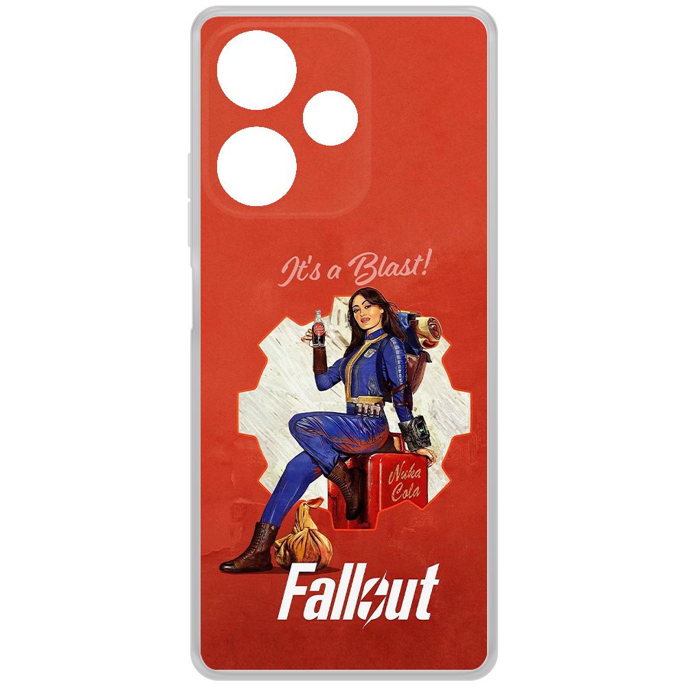 

Чехол-накладка Krutoff Clear Case Фоллаут (Fallout) - Это взрыв! для INFINIX Hot 30, Прозрачный