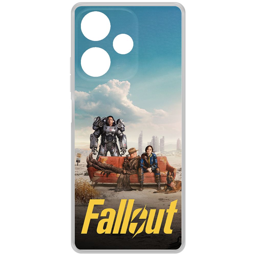 

Чехол-накладка Krutoff Clear Case Фоллаут (Fallout) - Постер для INFINIX Hot 30