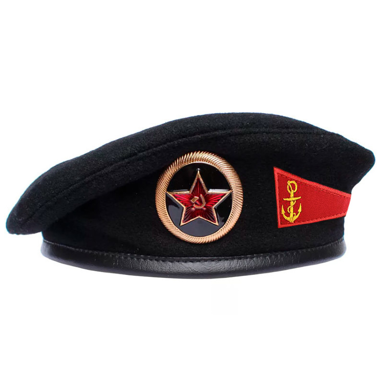 

Берет мужской NoBrand 1404440, черный, 1404440