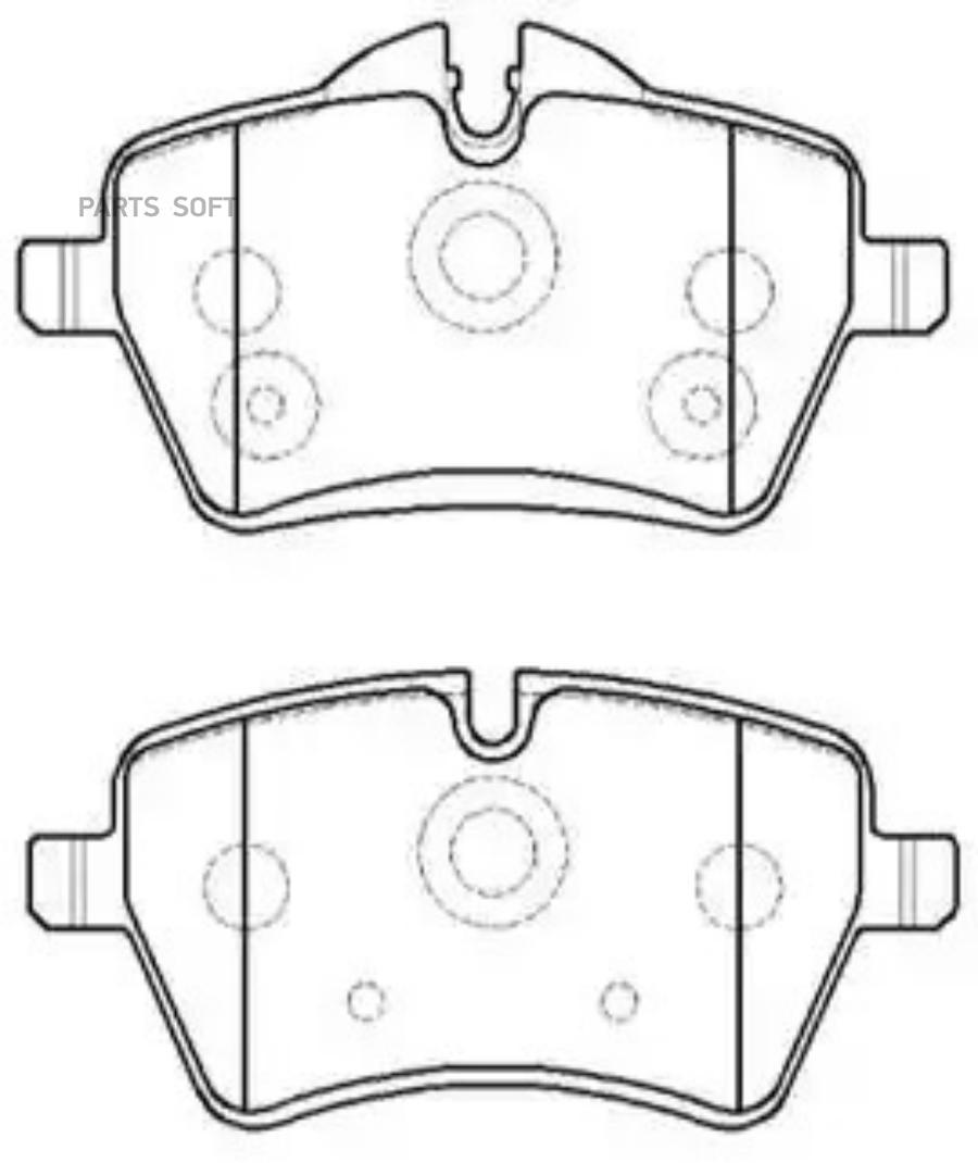 

Колодки Тормозные Mini Cooper S Передние (4Шт.) Hsb HSB HP9929