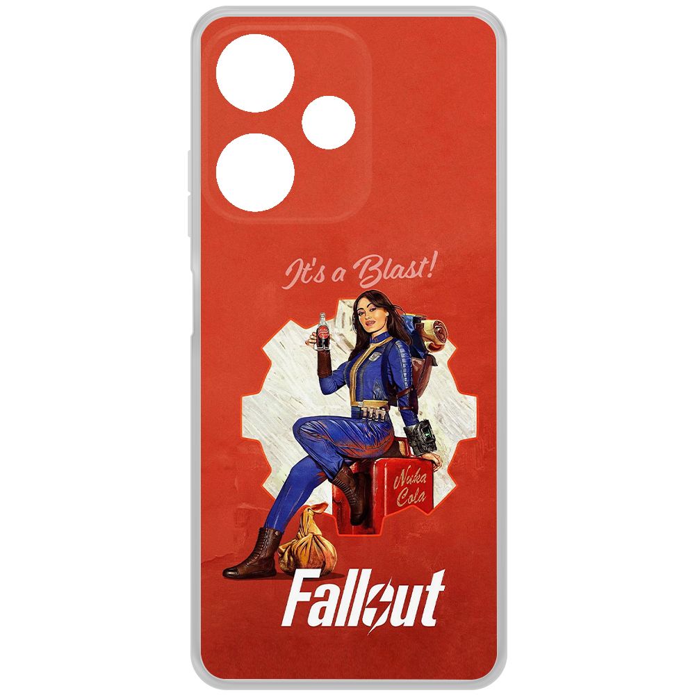 

Чехол-накладка Krutoff Clear Case Фоллаут (Fallout) - Это взрыв! для INFINIX Hot 30i, Прозрачный