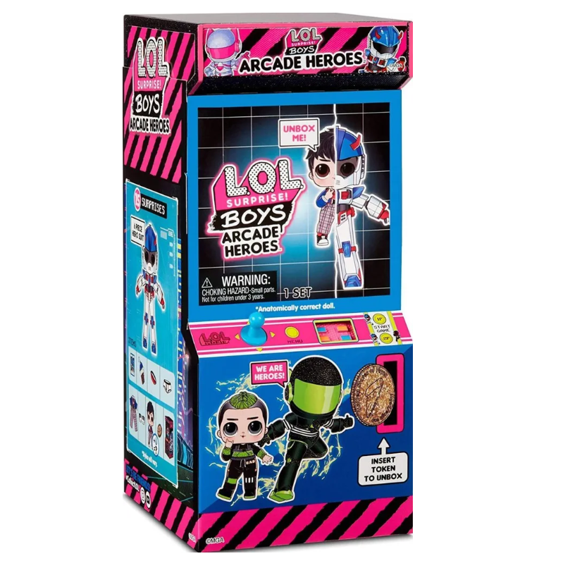 Кукла IQchina-сюрприз L O L Surprise! Boys Arcade Heroes Action Figure Doll 569367