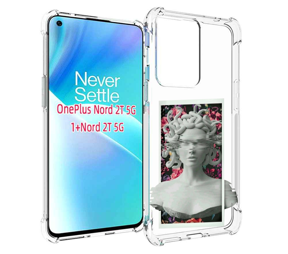 

Чехол MyPads статуя-медузы для OnePlus Nord 2T, Прозрачный, Tocco