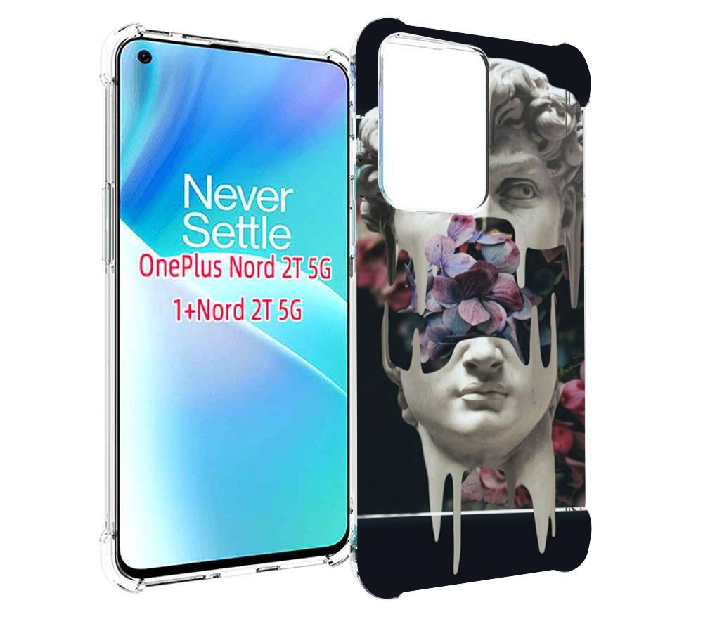 

Чехол MyPads статуя-с-цветами-внутри для OnePlus Nord 2T, Прозрачный, Tocco