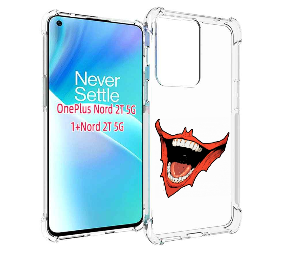

Чехол MyPads страшная-улыбка для OnePlus Nord 2T, Прозрачный, Tocco