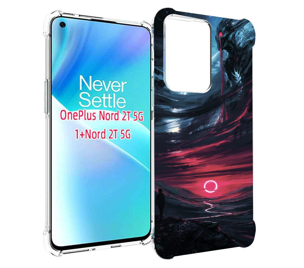 

Чехол MyPads страшный мир для OnePlus Nord 2T, Прозрачный, Tocco
