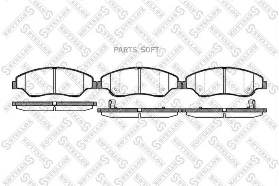 

Тормозные колодки Stellox 750002SX