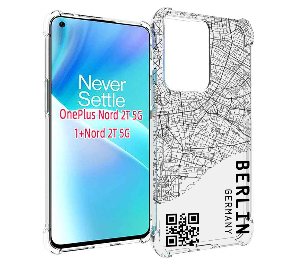 

Чехол MyPads схема-берлин для OnePlus Nord 2T, Прозрачный, Tocco