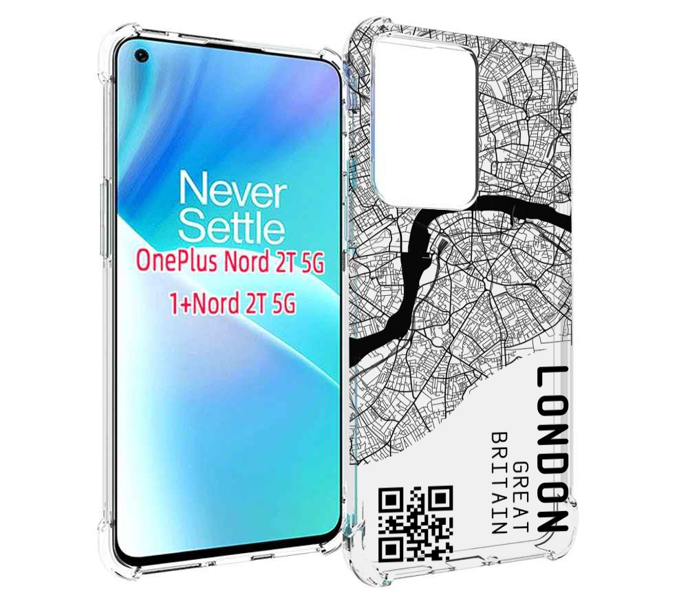 

Чехол MyPads схема-лондон для OnePlus Nord 2T, Прозрачный, Tocco