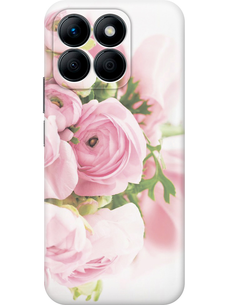 

Силиконовый чехол на Honor X8b с принтом "Розовые розы", Прозрачный;белый;розовый;серый, 781973221