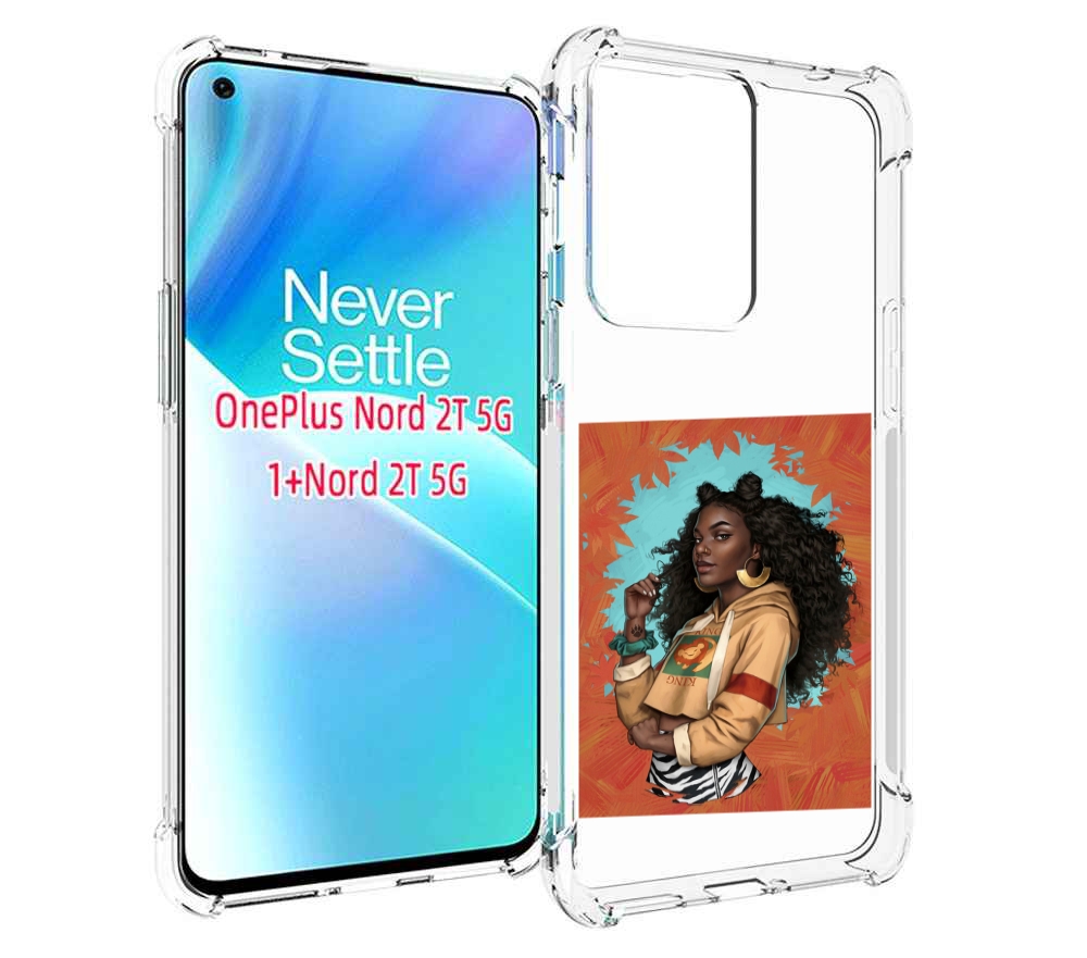 

Чехол MyPads темная-девушка женский для OnePlus Nord 2T, Прозрачный, Tocco