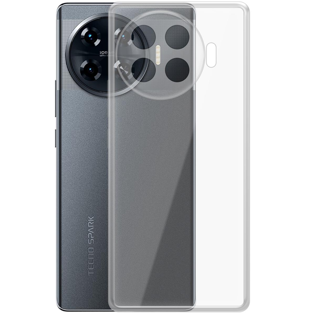 

Чехол-накладка Krutoff Clear Case для TECNO Spark 20 Pro+, Прозрачный