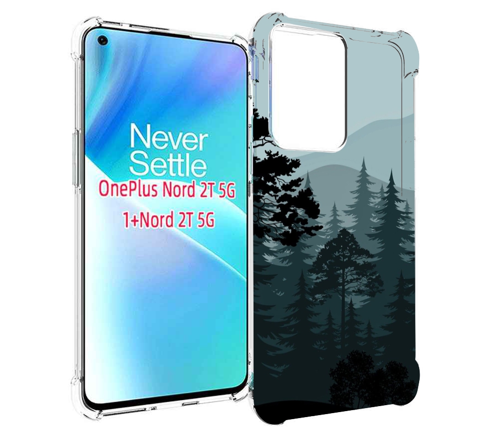

Чехол MyPads темный лесочек для OnePlus Nord 2T, Прозрачный, Tocco