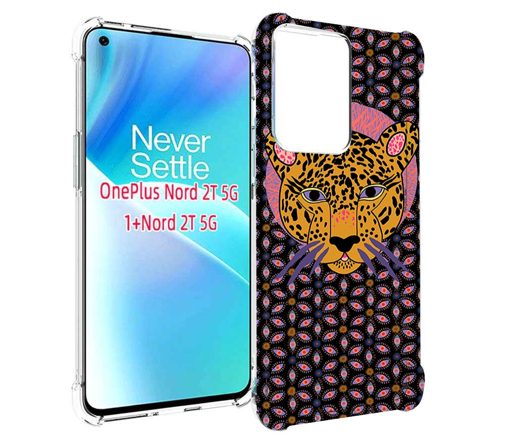 

Чехол MyPads тигр-в-глазах для OnePlus Nord 2T, Прозрачный, Tocco