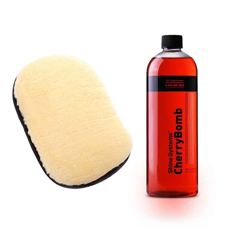 

Набор, ShineSystems, Cherrybomb Kit - Cherrybomb 750 ml + Mittens CleanClear, Cherry Bomb