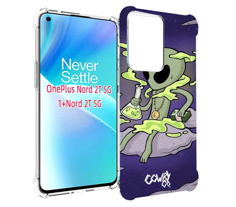 

Чехол MyPads токсичный инопланетянин для OnePlus Nord 2T, Прозрачный, Tocco
