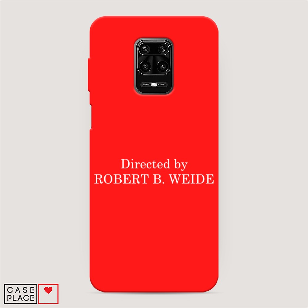 фото Матовый силиконовый чехол "robert b weide" на xiaomi redmi note 9 pro awog