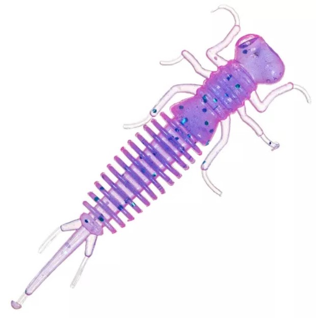 

Приманка Trigger Baits Larva 40мм. 100/101 10шт., Фиолетовый, Larva