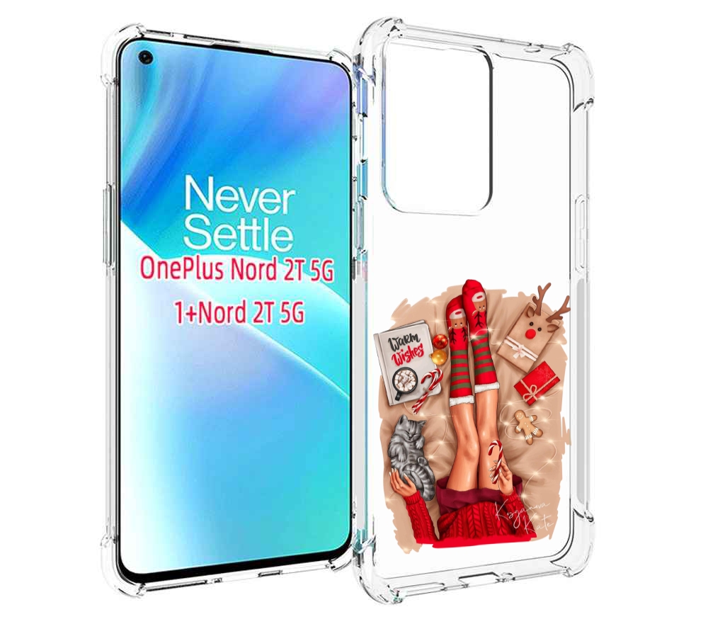 

Чехол MyPads уютный-арт женский для OnePlus Nord 2T, Прозрачный, Tocco