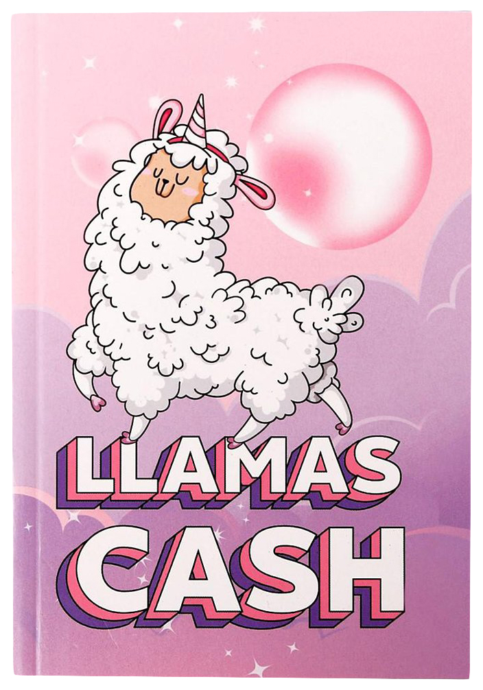 

Умный блокнот CashBook А6, 68 листов LLAMAS CASH