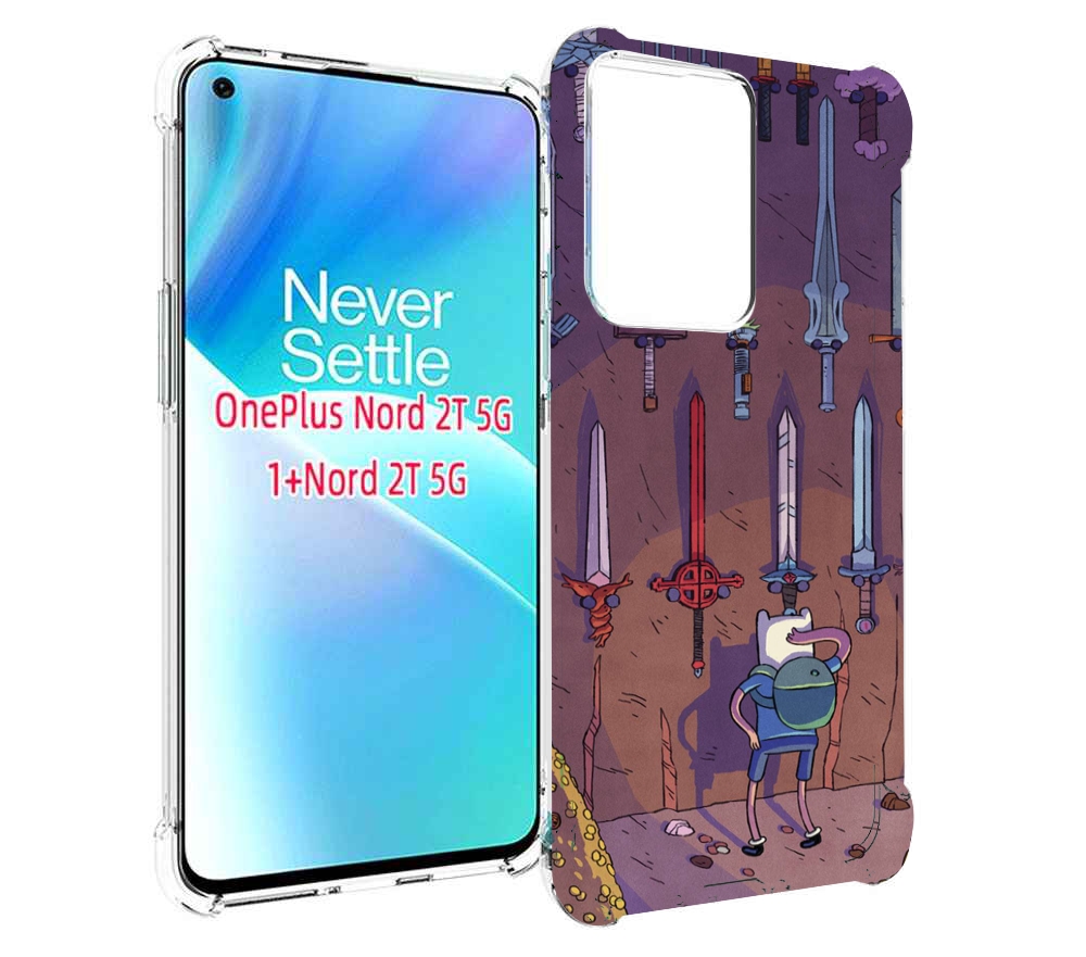 

Чехол MyPads фин ищет меч для OnePlus Nord 2T, Прозрачный, Tocco